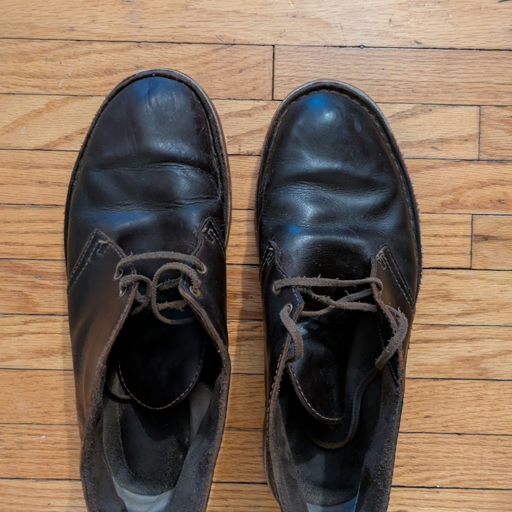 Clarks Dark Brown Leather Chukka Boots